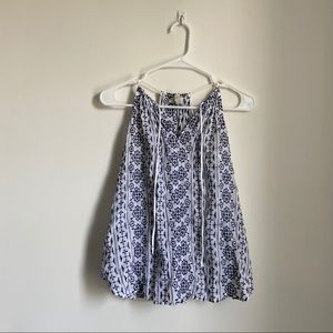 Loft Embroidered Tank Top / Sleeveless